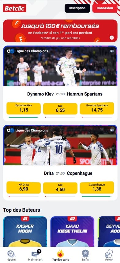 BetClic pour Mobile Service Client du Bet Clic en Ligne avec Numéro de Téléphone Gratuit pour Contact